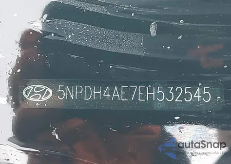 2014 Hyundai Elantra Se from USA, damaged, VIN 5NPDH4AE7EH532545